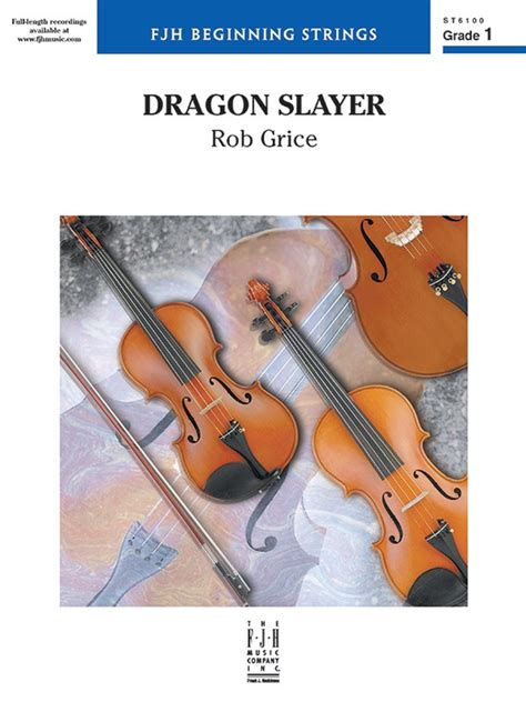 Dragon Slayer String Orchestra Conductor Score Rob Grice Sheet Music