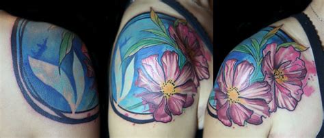 Watercolor Cosmos Tattoo Deanna Wardin Flickr