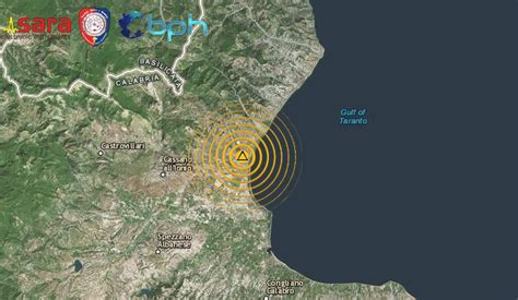 Scossa Di Terremoto Di Ml Nella Notte Sulla Costa Ionica Calabrese