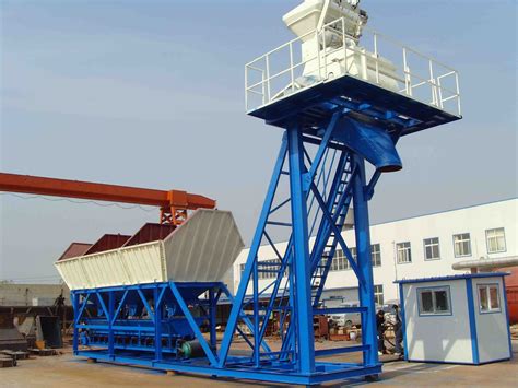 Manufacture And Introduce Yhzs Mobile Concrete Batching Plant