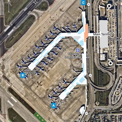 Chicago Midway Airport Map: Guide to MDW's Terminals