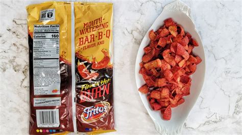 Fritos Flamin Hot Bar B Q Review Get Them While Theyre Hot