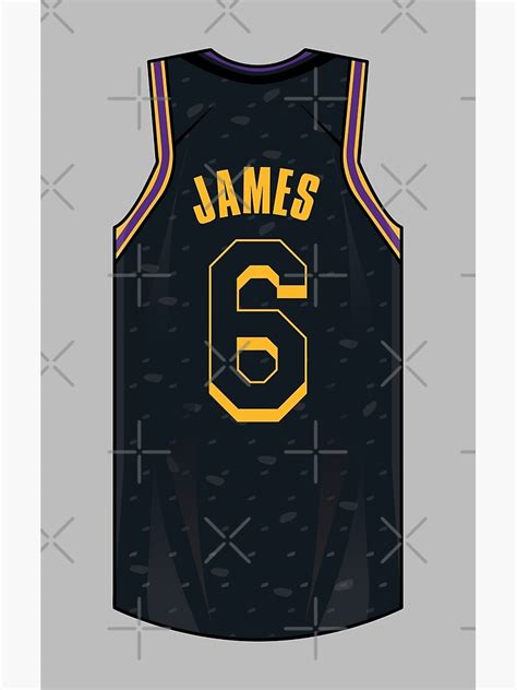 "Lebron James Mamba Jersey" Poster for Sale by WalkDesigns | Redbubble