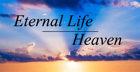 Good Morning Church! Do You Know The Difference Between Eternal Life ...