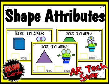 Shape Attributes D D Shapes Distance Learning Tpt