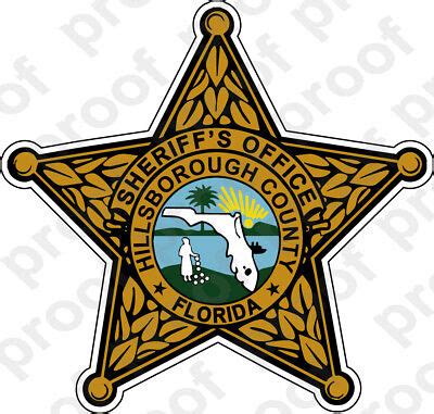 STICKER SHERIFF HILLSBOROUGH COUNTY BRZ EBay