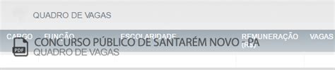 Concurso Da Prefeitura De Santarém Novo Pa Edital 0012020 Reaberto