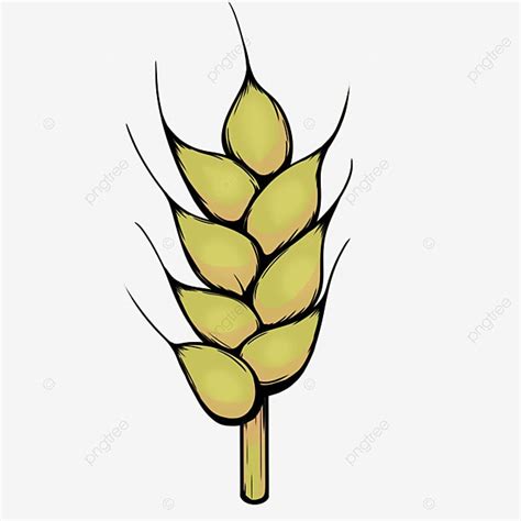 Wheat Cartoon Clipart Hd Png Cartoon Hand Painted Wheat Cartoon Hand