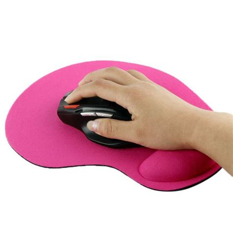 Tapis De Souris Repose Poignet Ergonomique Ultra Fin Rose