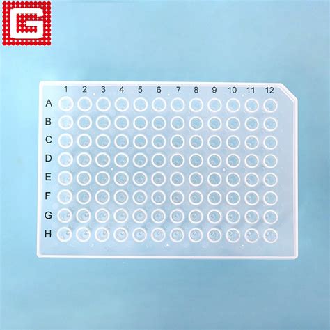 High Quality Dnase Rnase Free 96 Wells 0 2ml Half Skirted PCR