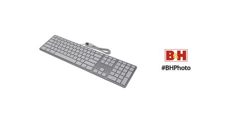 Matias Wired Keyboard For Mac Silver FK316S B H Photo Video