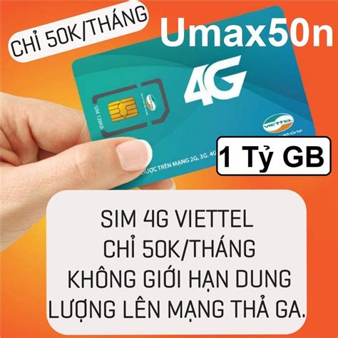 Mua Sim Viettel G Umax N Kh Ng Gi I H N L U L Ng T C Cao Max