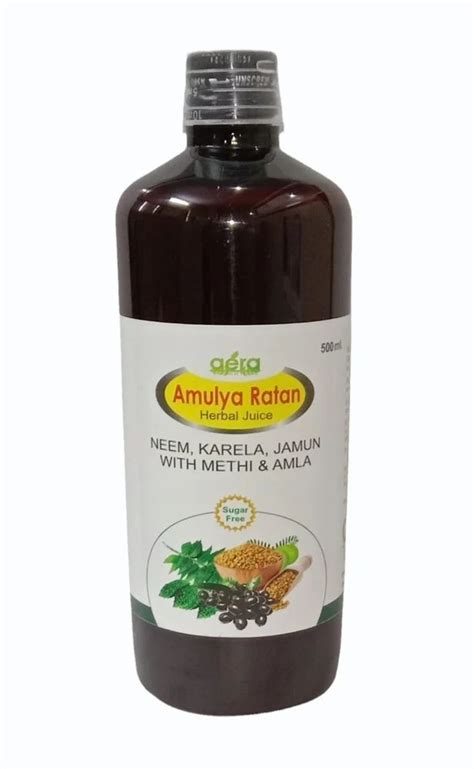 Neem Karela Jamun Methi Amla Juice Ml Packaging Type Bottle