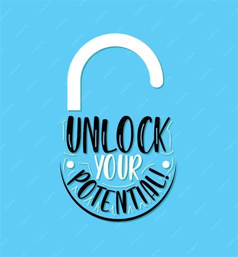 Premium Vector | Unlock your potential