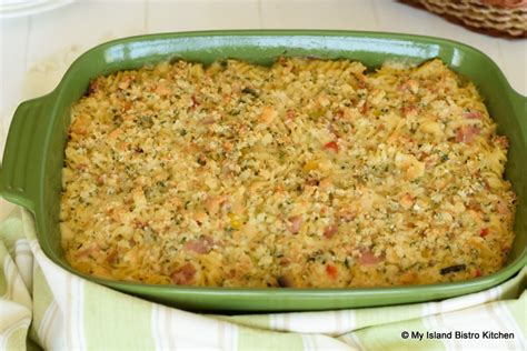 Chicken and Ham Casserole - My Island Bistro Kitchen