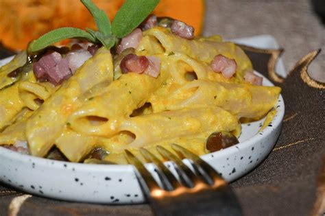 Penne Con Funghi Pancetta E Crema Di Zucca Fidelity Cucina