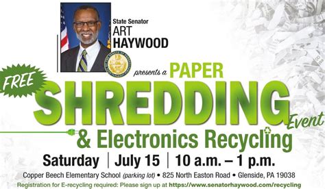 Paper Shredding And Electronics Recycling Event This Saturday