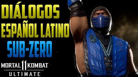 Mortal Kombat 11 Ultimate Diálogos De Sub Zero En Español Latino