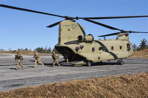 Disembarking A Chinook