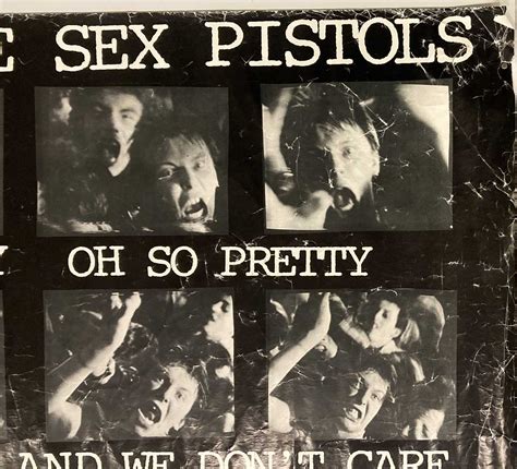 Lot 251 Sex Pistols Pretty Vacant Original Poster