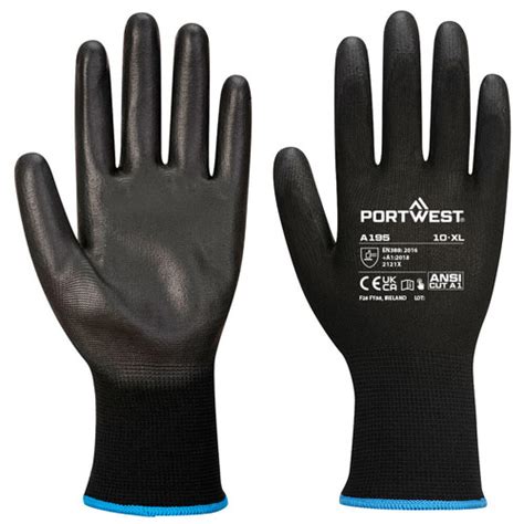Portwest Touchscreen Pu Black The Ppe Online Shop
