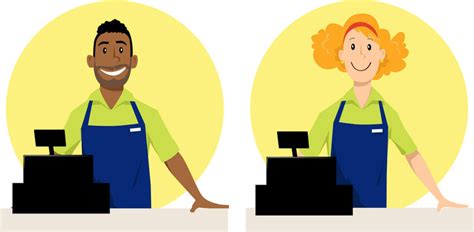 5,341 BEST Cashier Cartoon IMAGES, STOCK PHOTOS & VECTORS | Adobe Stock