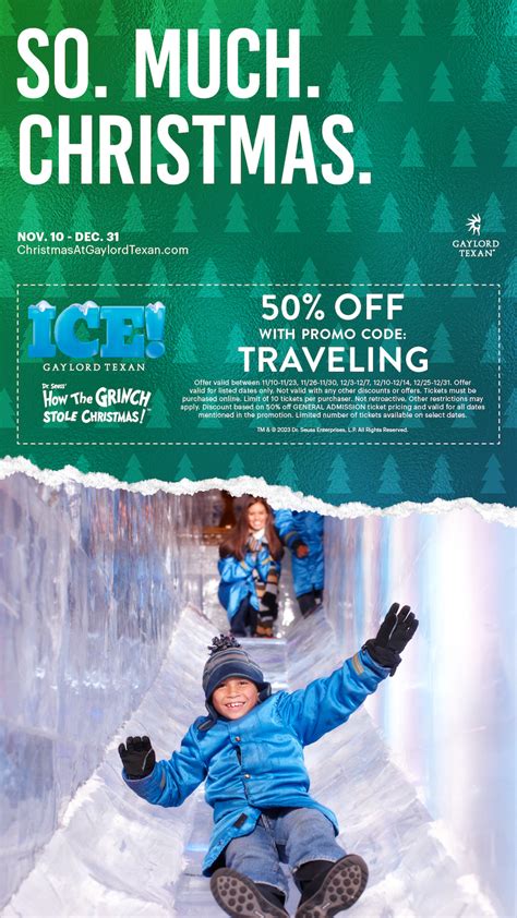 Gaylord Texan ICE 50% Coupon 2023 | Texas Travel Talk