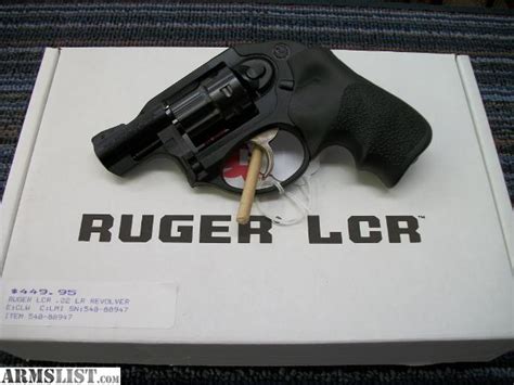 Armslist For Sale Newruger Lcr 22lr 8 Shot Hammerless Revolver