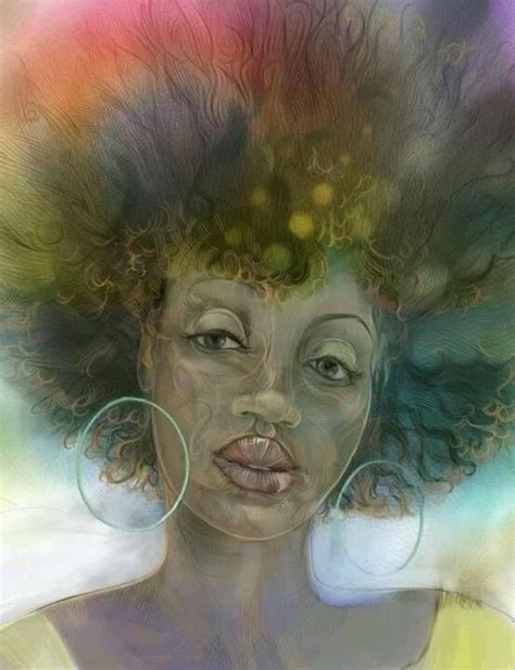 Via Natural Hair Mag Afro Art African American Art Afrocentric Art