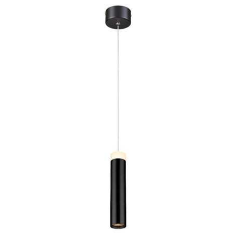 Lustre Pendente Led K W Bivolt X Cm Aluminio Preto