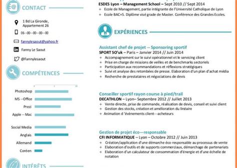 Exemple de cv professionnel en français word laboite cv fr