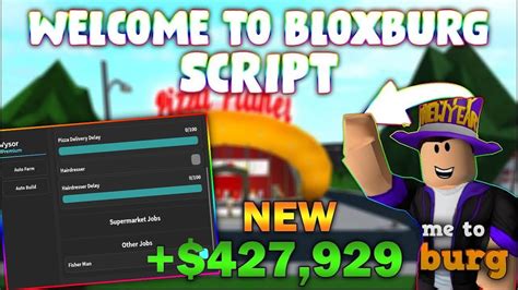 NEW Bloxburg Script PASTEBIN 2024 AUTOFARM JOB ANTI ADMIN