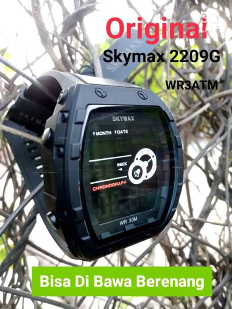 Skymax Jam Tangan Pria Digital Skymax 2209g Wateresistaint Bisa Di Bawa Berenang Lazada Indonesia