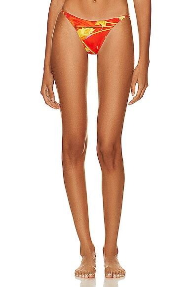 Buy Louisa Ballou Louisa Ballou Bikini Bottom In Red At Off