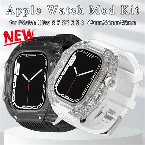 Apple Watch Series Ultra Modification Kit Case Luxury Apple Watch 49mm 8 7 45mm Aliexpress