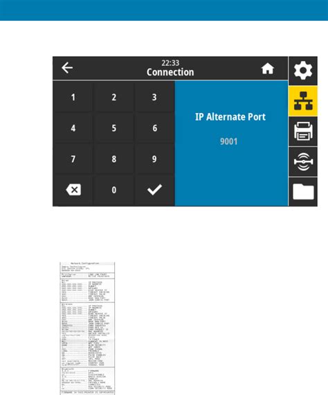 Connection > Networks - Zebra ZD421 manual