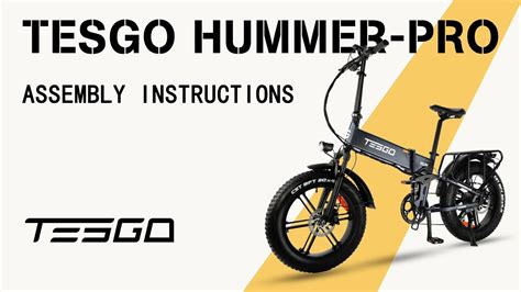 Tesgo Hum Unboxing And Assembly Tesgo Bikes Youtube