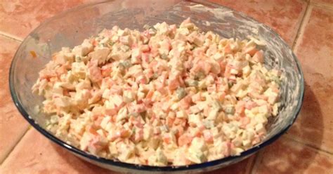 Ensalada de surimi con crema ácida Receta de Codiego Cookpad