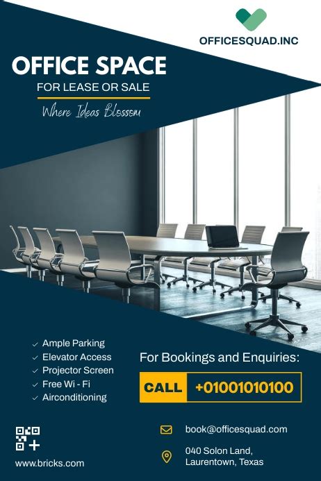Space For Rent Or Lease Flyer Template Postermywall