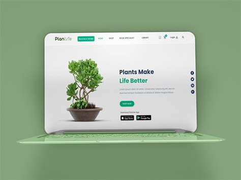 Plantrie ECommerce Website For Plants On Behance