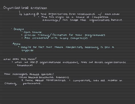 L8 Organizational Ecosystem Organisational Ecosystem Looking How