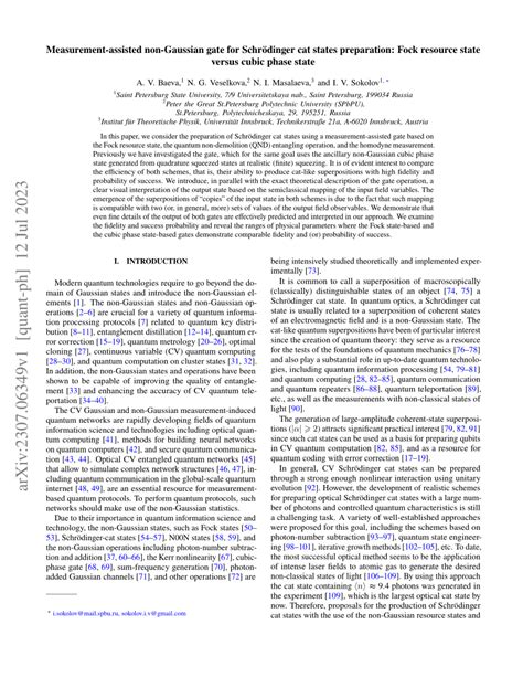 PDF Measurement assisted non Gaussian gate for Schrödinger cat states