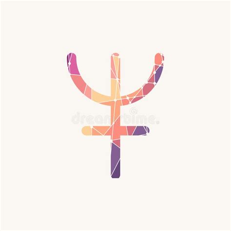 Zodiac and Astrology Symbol of the Neptune Planet Stock Vector - Illustration of sign, cosmos ...