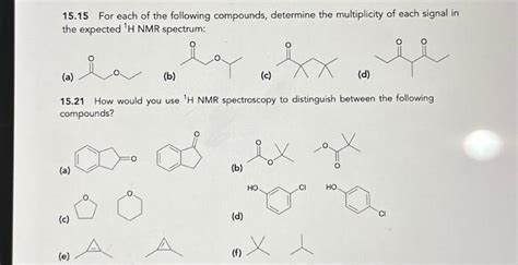 Solved For Each Of The Following Compounds Determine Chegg