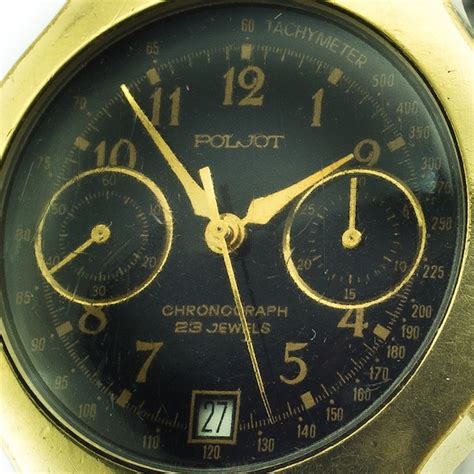 Poljot Chronometer Chronograph Soviet Vintage Mechani Gem