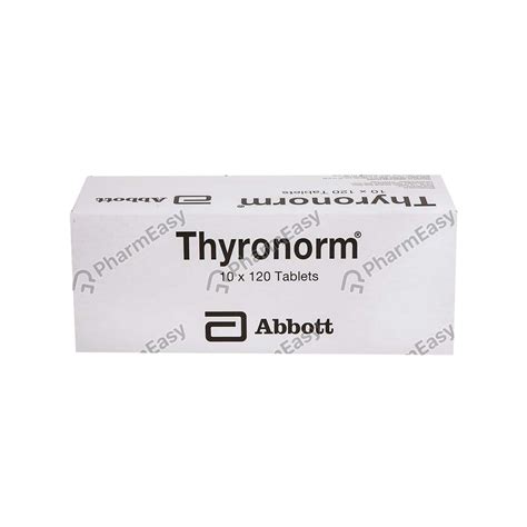 Thyronorm 100 Mcg Tablet 120 Uses Side Effects Dosage Composition And Price Pharmeasy