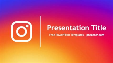 Free Instagram PowerPoint Template - Prezentr