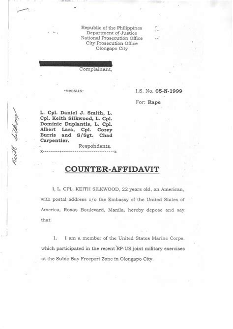 PDF Silkwood Keith Counter Affidavit DOKUMEN TIPS