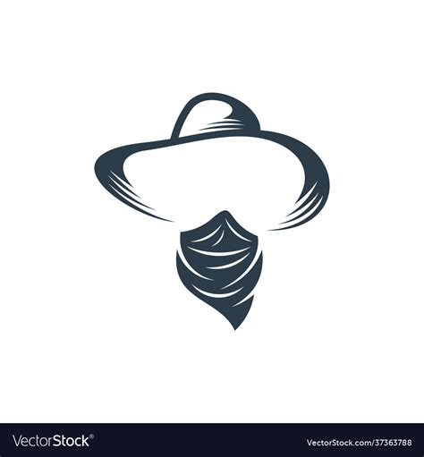 Hat logo design creative logo design concept Vector Image