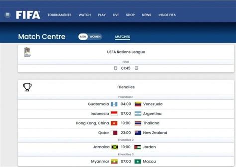 Jadwal Timnas Indonesia Vs Argentina Terpasang Di Situs Resmi FIFA